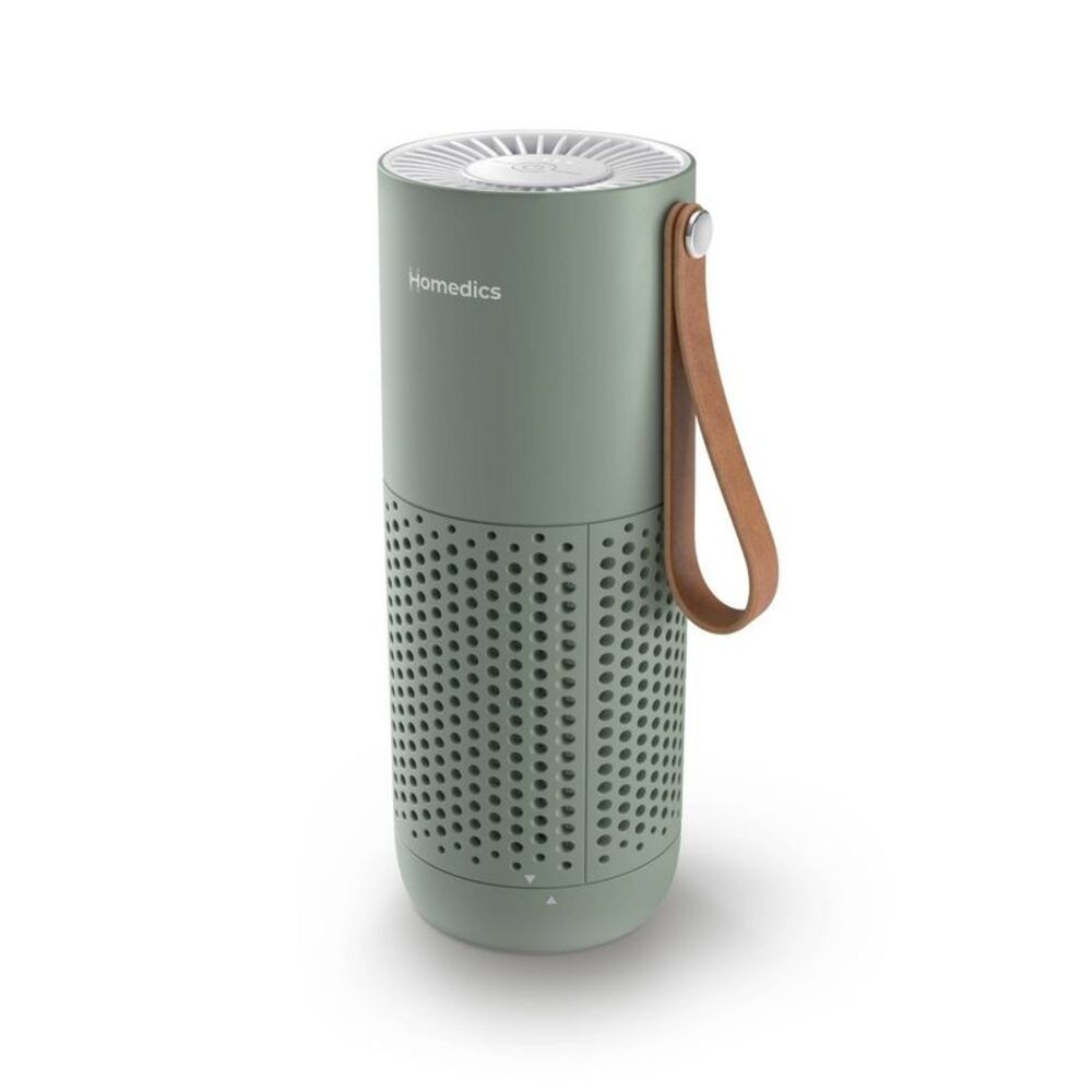 HoMedics Portable HEPA Air Purifier with Aromatherapy Green